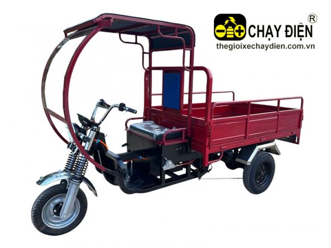 Xe 3 bánh điện chở hàng Smart E1500 Plus 60V64AH Đỏ