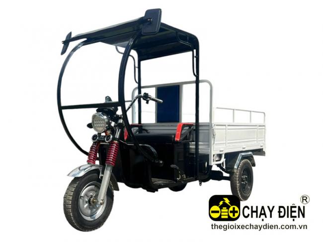 Xe 3 bánh điện chở hàng Smart E500 Plus Đen trắng