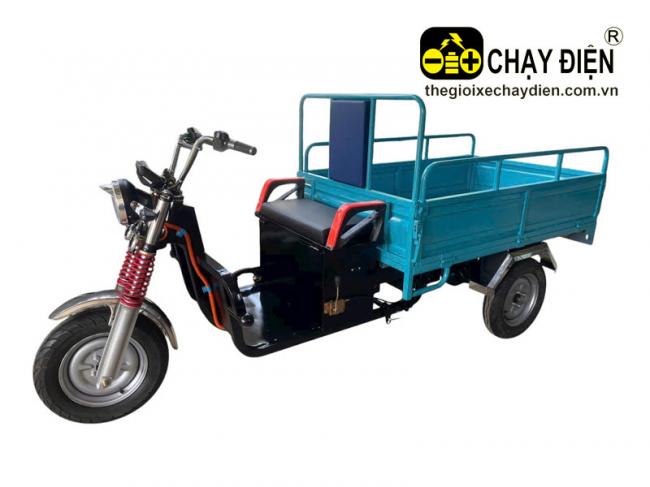 Xe 3 bánh điện chở hàng Smart E500 Xanh dương