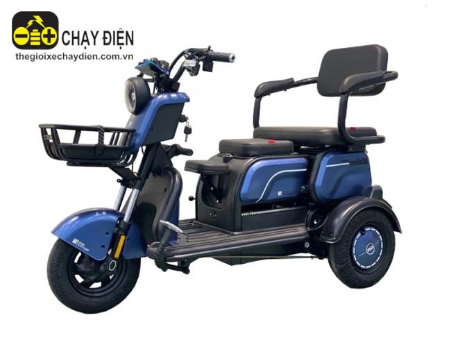 Xe 3 bánh điện đa năng Rider Xanh dương đen