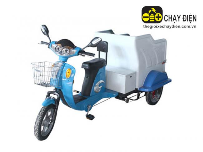 Xe 3 bánh điện Eagle chở hàng Xanh dương trắng