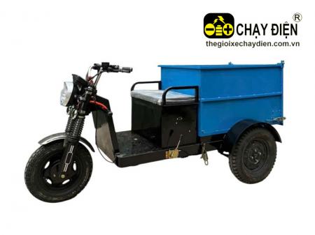 Xe 3 bánh điện Smart E500 chở vật liệu