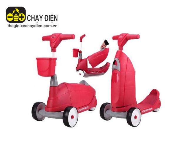 Xe chòi chân trẻ em Scooter 2in 1 NK1901 Đỏ