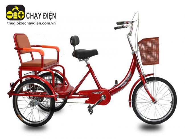 Xe đạp ba bánh chở người FH01 Đỏ