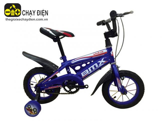 Xe Đạp BMX 12 Inch Căm Honda, Decal Nước Xanh dương