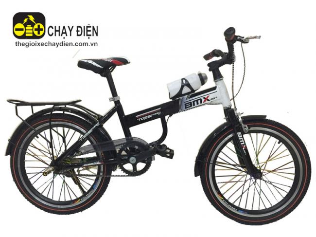 Xe đạp Bmx 20inch căm Honda Đen trắng