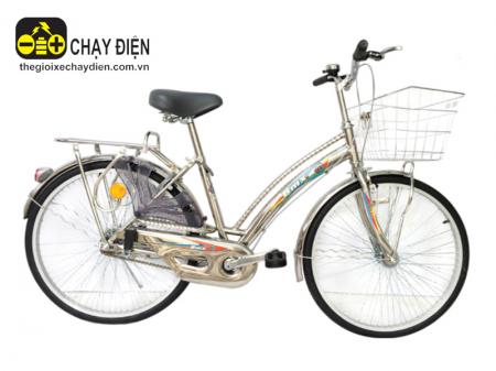 Xe đạp BMX 37 Inox @ 24inch căm 72 trơn