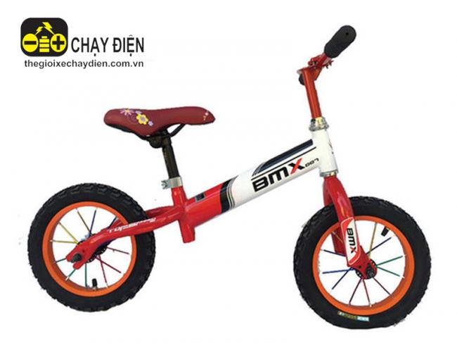 Xe đạp cân bằng BMX 2 trong 1 Đỏ trắng