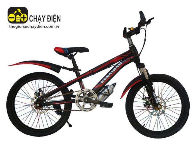 Xe đạp địa hình bmx 549 Kesaihao 20 Inch 2 thắng đĩa không đề Đen bóng