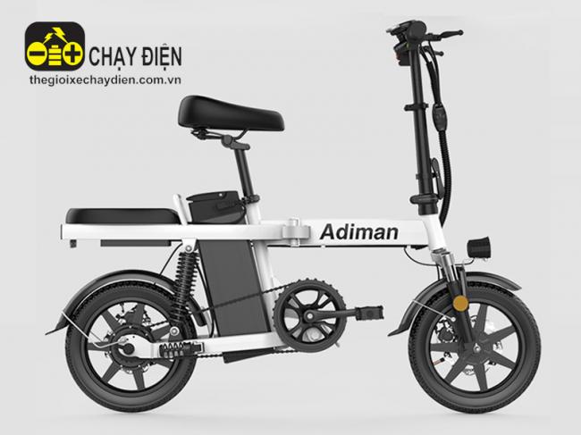 Xe đạp điện Adiman M1 48V-10A Trắng