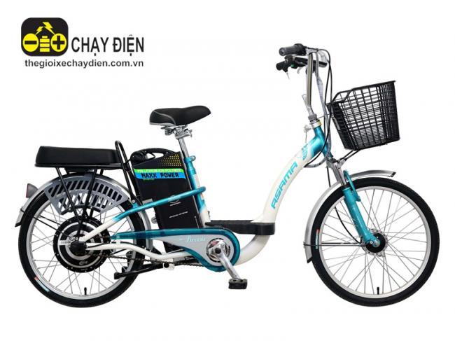Xe đạp điện Asama EBK 002 Pin Lipo Xanh da trời