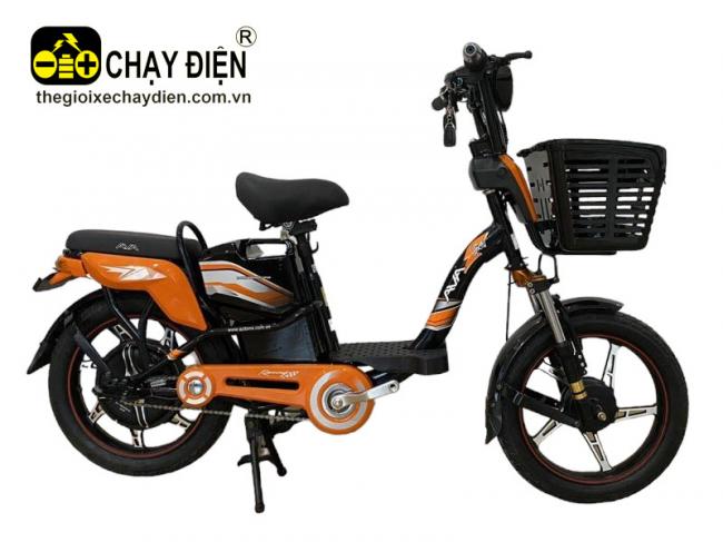 Xe đạp điện AVA V1 Cam đen
