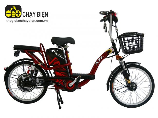 Xe đạp điện AZI 22 inch 2 nhún Đỏ