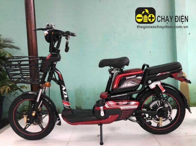 Xe đạp điện AZI A10 Đỏ đen