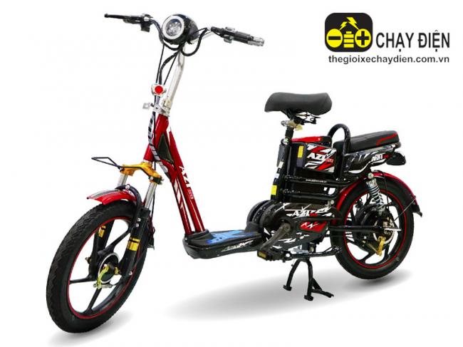 Xe đạp điện Azi One V Đỏ đen