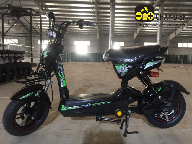 Xe đạp điện Bee Bike G9 đèn độ Xanh lá đen