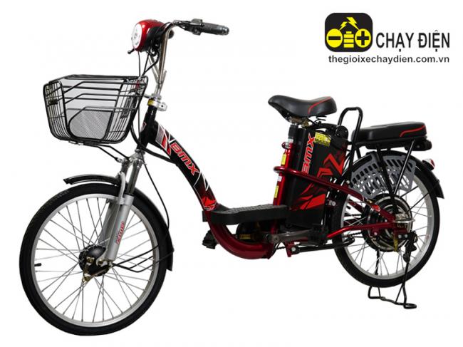 Xe đạp điện Bmx 22 inch Đỏ đen