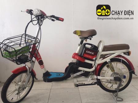Xe đạp điện Bmx Classic nhún sau 18 inch cũ đỏ trắng