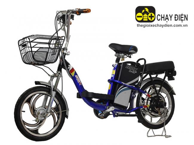 Xe đạp điện Bmx khung sơn vành 18 Xanh dương