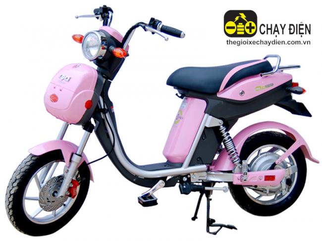 Xe đạp điện Dk Bike DYQ Hồng cánh sen