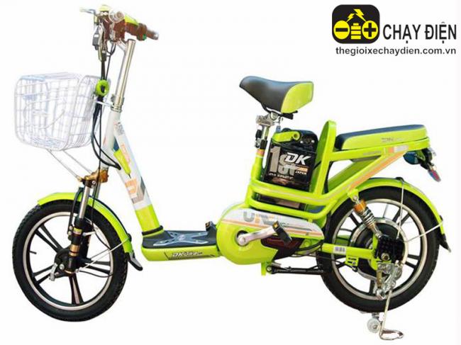 Xe đạp điện Dkbike 18A Xanh lá