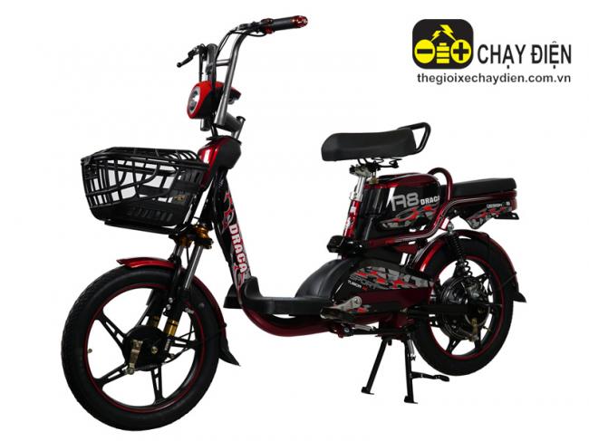 Xe đạp điện Draca A8 Đỏ đen