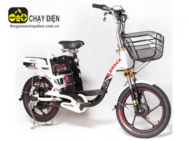 Xe đạp điện Draca E9 Trắng