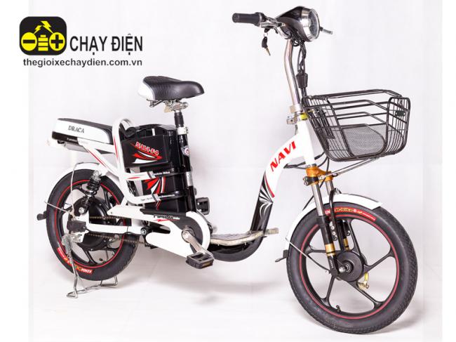 Xe đạp điện Draca Navi F4 18inh Đen bóng
