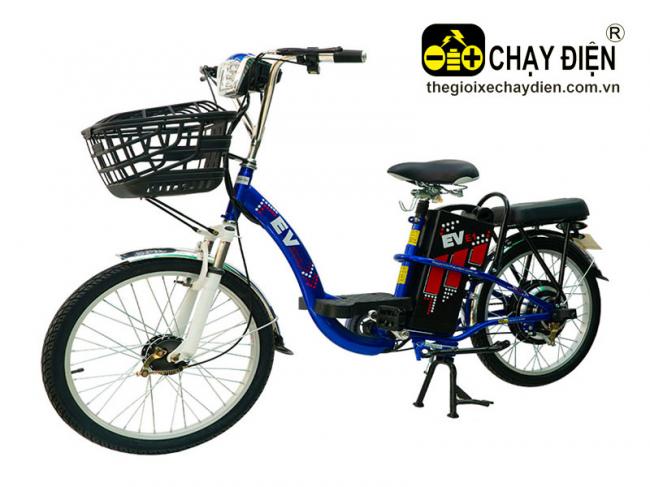Xe đạp điện EV E1 22inch Xanh dương