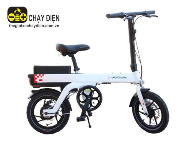 Xe đạp điện gấp Dkbike Aima S3 Trắng