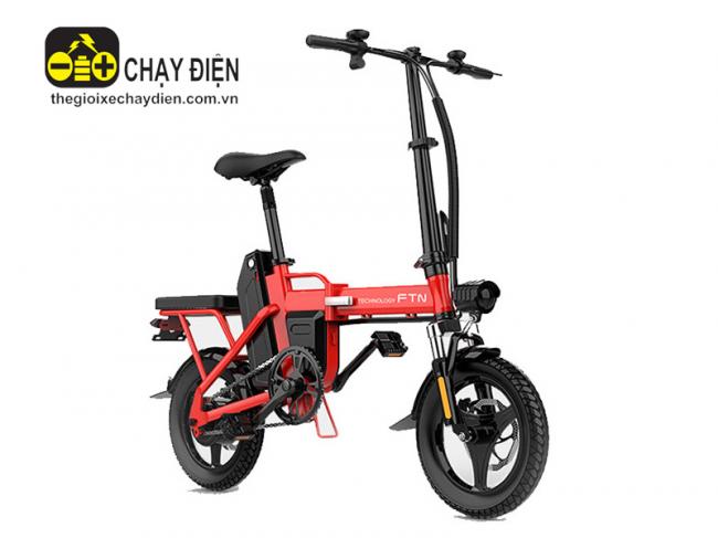 Xe đạp điện gấp FNT T5 7,5AH Đỏ