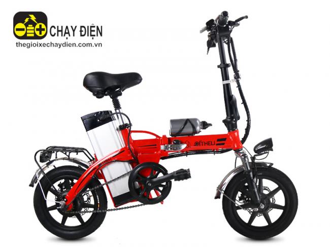 Xe đạp điện gấp Qi Li Raytheon Đỏ