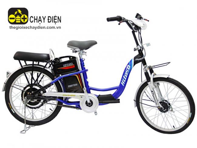 Xe đạp điện Hitasa Min-8 vành 22 Xanh dương
