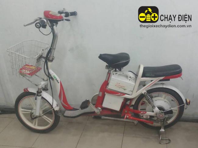 Xe đạp điện Hkbike Zinger Color cũ Đỏ trắng