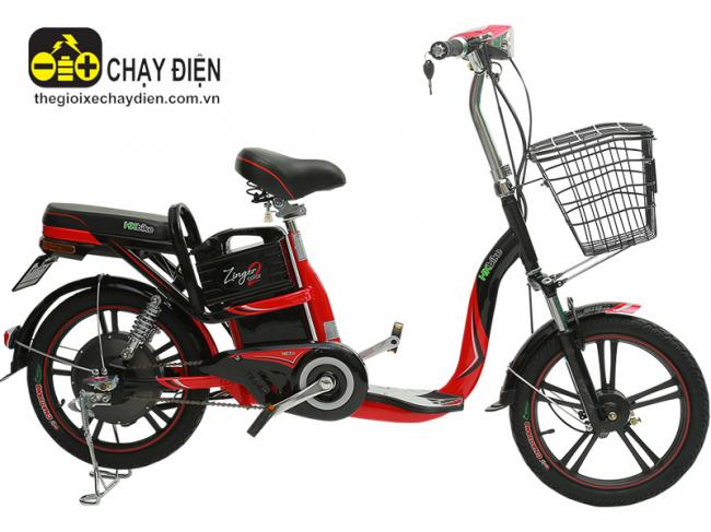 Xe đạp điện Hkbike Zinger Color 2 Đỏ đen
