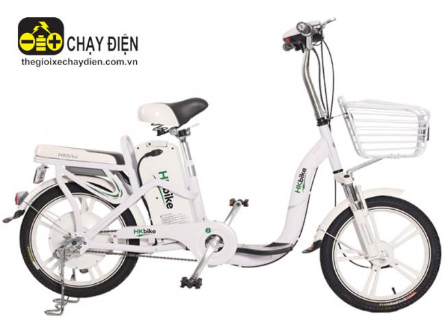 Xe đạp điện Hkbike Zinger Extra Trắng