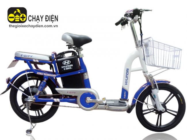 Xe đạp điện Hyundai I City S Xanh da trời