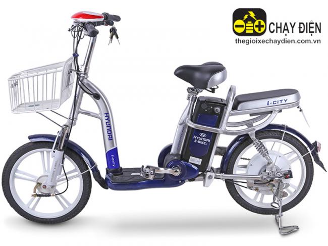 Xe đạp điện Hyundai ICity Bạc