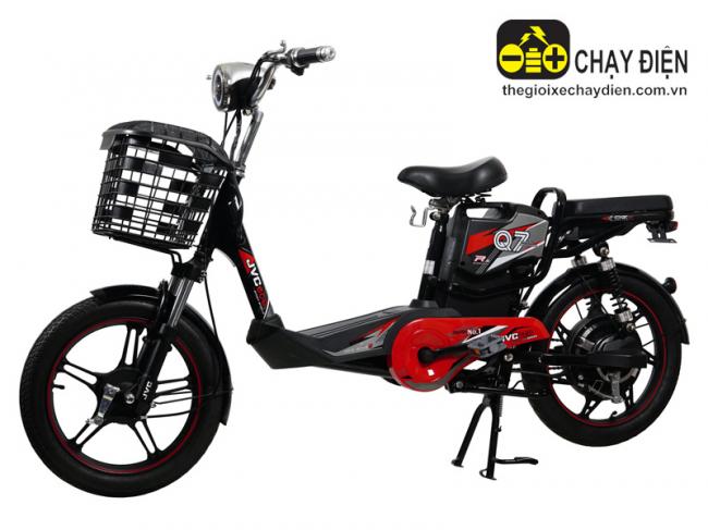 Xe đạp điện JVC eco Q7 Đỏ đen