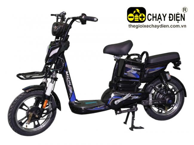 Xe đạp điện Michi A6 Xanh dương đen