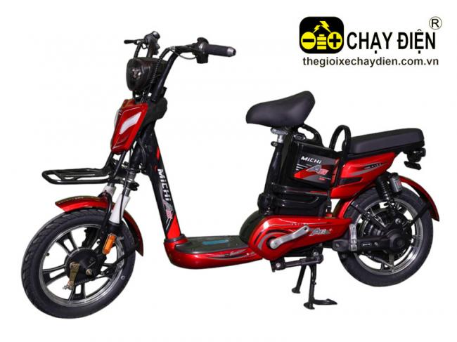 Xe đạp điện Michi A6 Đỏ đen