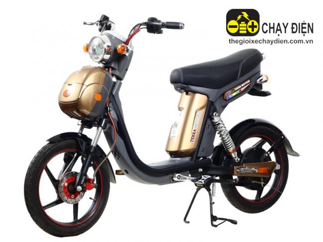 Xe đạp điện Nijia Terra Motors 48V - 12A Nâu