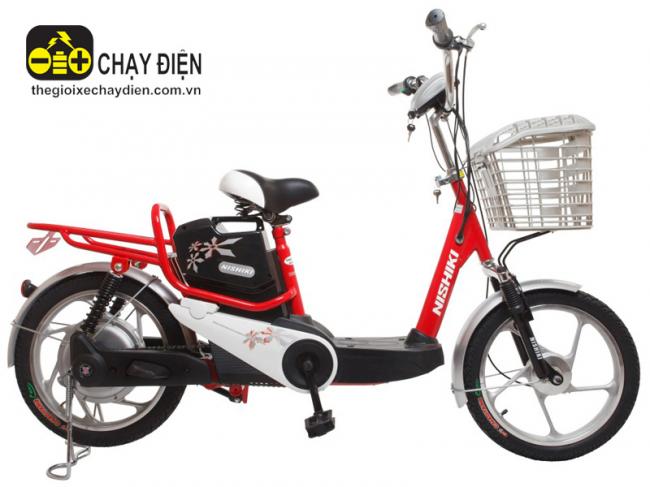 Xe đạp điện Nishiki 18 Đỏ