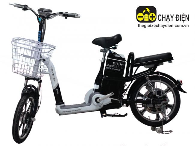 Xe đạp điện Pride Terra Motors Đen trắng