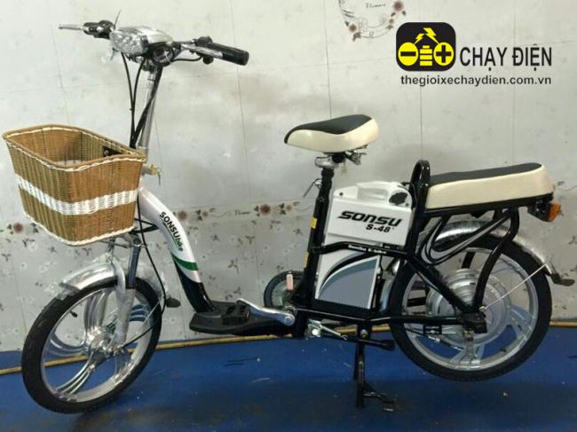 Xe đạp điện sonsu bike Đen bóng