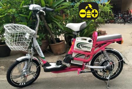 Xe đạp điện Sonsu Sport Hồng