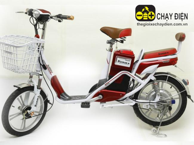 Xe đạp điện Suzika bike Đỏ đô