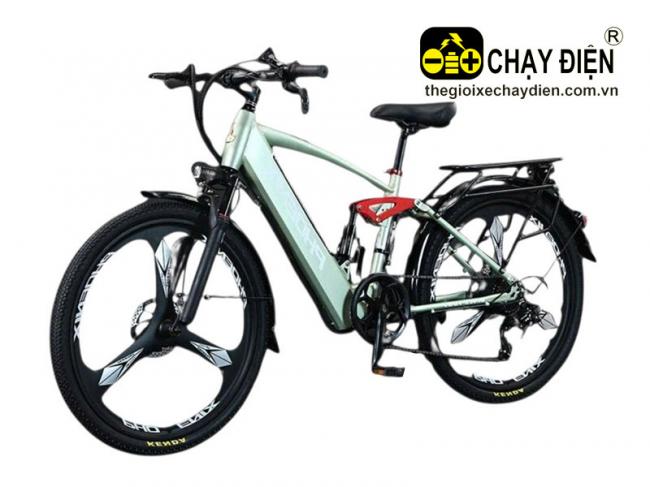 Xe đạp điện trợ lực Phoenix Q1 15Ah Xanh ngọc