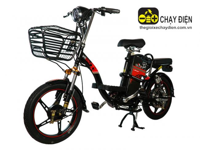 Xe đạp điện Vnbike V1 18inch Plus Tem đỏ khung đen