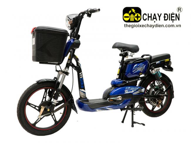 Xe đạp điện Vnbike V3 Plus Xanh dương đen